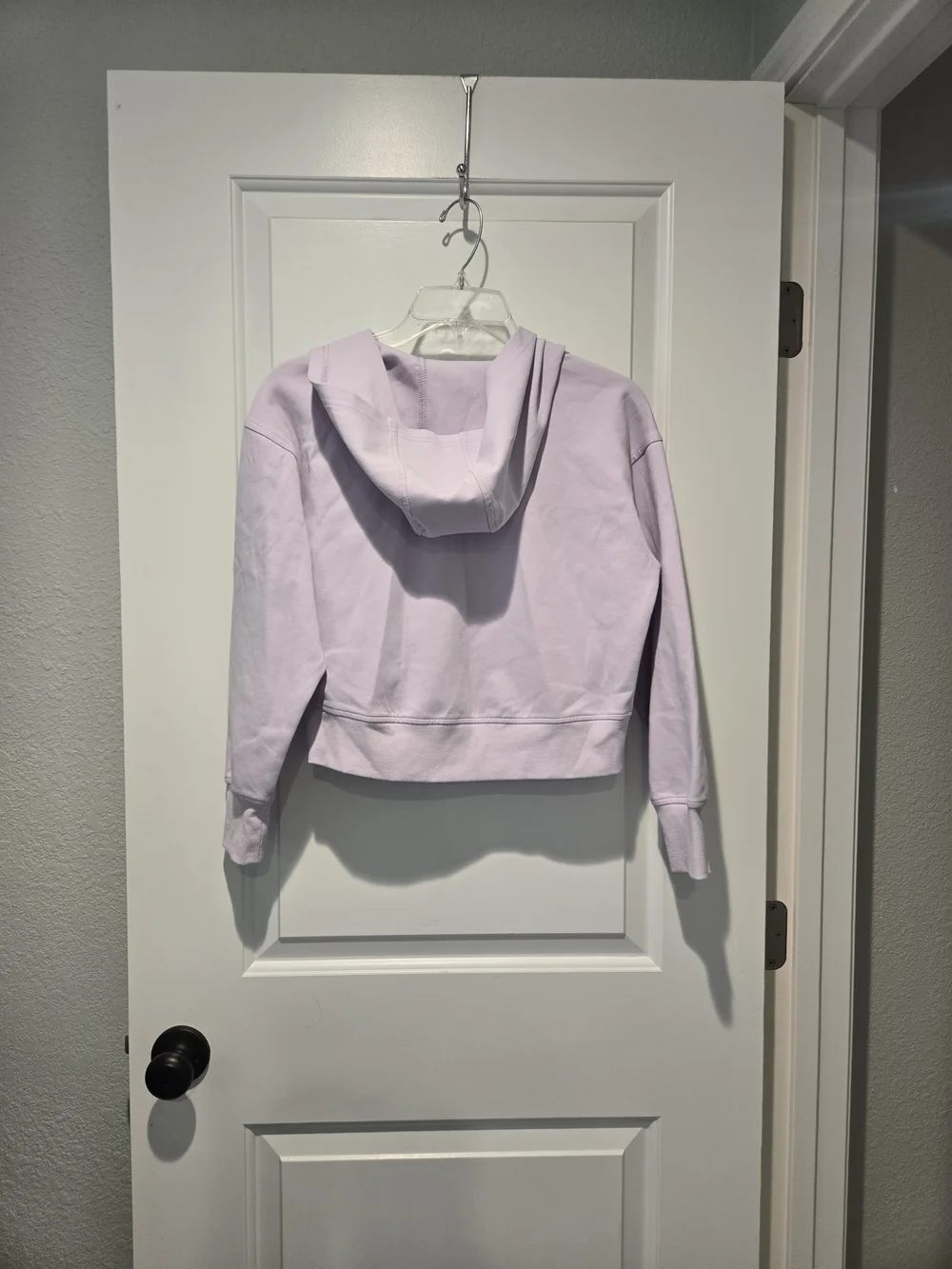 Old Navy Dynamic Fleece Zip-Front Performance Lavender Hoodie Girls Size L 10/12
